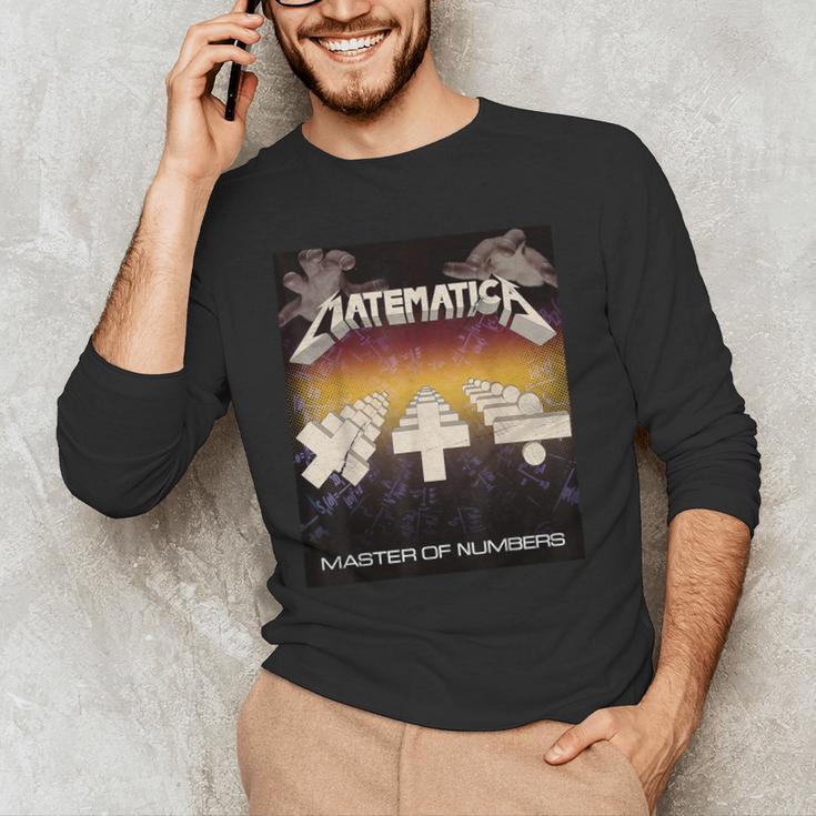 Matematica Master Of Numbers Math Teachers Puppets Parody Men's Long Sleeve T-Shirt, novelty gifts, funny gifts Matematica Master Of Numbers Math Teachers Puppets Parody Men's Long Sleeve T-Shirt, novelty gifts, funny gifts