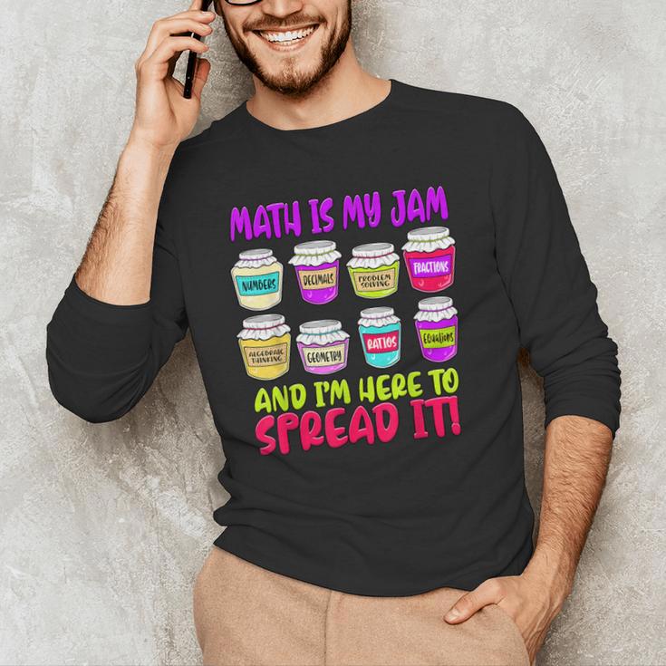 Math Teacher My Jam Here To Spread Mathematics Humor Men's Long Sleeve T-Shirt, novelty gifts, funny gifts Math Teacher My Jam Here To Spread Mathematics Humor Men's Long Sleeve T-Shirt, novelty gifts, funny gifts