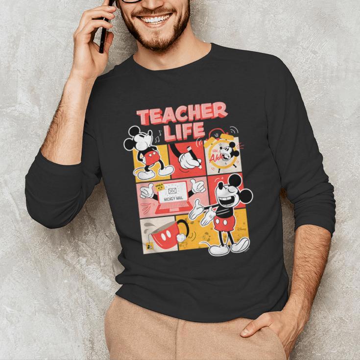 Mickey Mouse Teacher Life Men's Long Sleeve T-Shirt, novelty gifts, funny gifts Mickey Mouse Teacher Life Men's Long Sleeve T-Shirt, novelty gifts, funny gifts