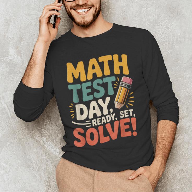 Motivational Math Test Day Shirt Testing Shirts For Teachers Men's Long Sleeve T-Shirt, novelty gifts, funny gifts Motivational Math Test Day Shirt Testing Shirts For Teachers Men's Long Sleeve T-Shirt, novelty gifts, funny gifts