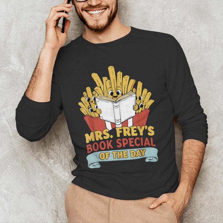 Mrs Frey Book Special Reading Elementary Teacher Men's Long Sleeve T-Shirt, novelty gifts, funny gifts Mrs Frey Book Special Reading Elementary Teacher Men's Long Sleeve T-Shirt, novelty gifts, funny gifts