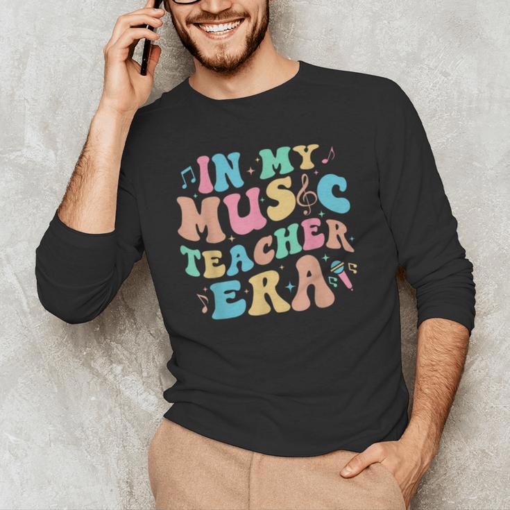 In My Music Teacher Era Back To School Squad Music Teacher Men's Long Sleeve T-Shirt, novelty gifts, funny gifts In My Music Teacher Era Back To School Squad Music Teacher Men's Long Sleeve T-Shirt, novelty gifts, funny gifts