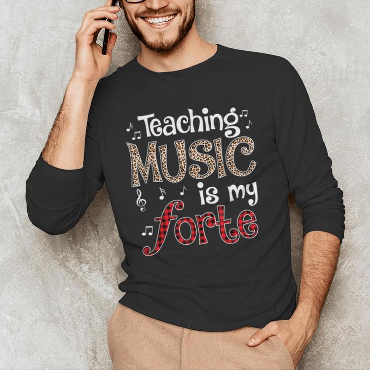 Music Teacher Teaching Music Is My Forte For Music Lovers Men's Long Sleeve T-Shirt, novelty gifts, funny gifts Music Teacher Teaching Music Is My Forte For Music Lovers Men's Long Sleeve T-Shirt, novelty gifts, funny gifts
