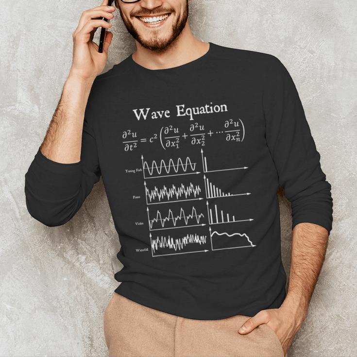 Nerdy Wave Equation Music Physics Science Math Teacher Geek Men Women Girls Kids Men's Long Sleeve T-Shirt, novelty gifts, funny gifts Nerdy Wave Equation Music Physics Science Math Teacher Geek Men Women Girls Kids Men's Long Sleeve T-Shirt, novelty gifts, funny gifts