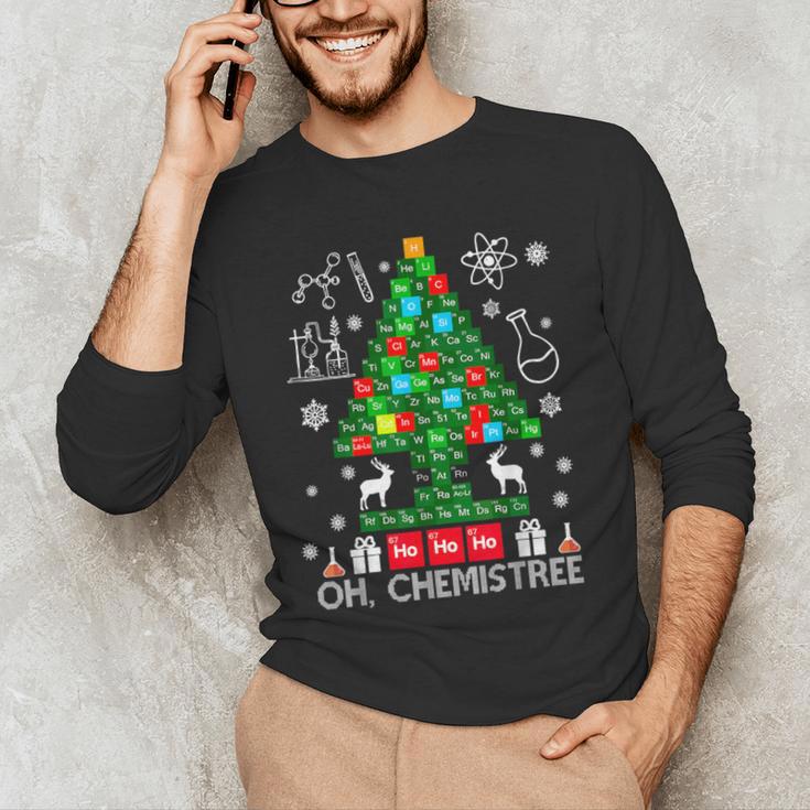 Oh Chemistree Scientist Chemical Christmas Xmas Teacher Men's Long Sleeve T-Shirt, novelty gifts, funny gifts Oh Chemistree Scientist Chemical Christmas Xmas Teacher Men's Long Sleeve T-Shirt, novelty gifts, funny gifts