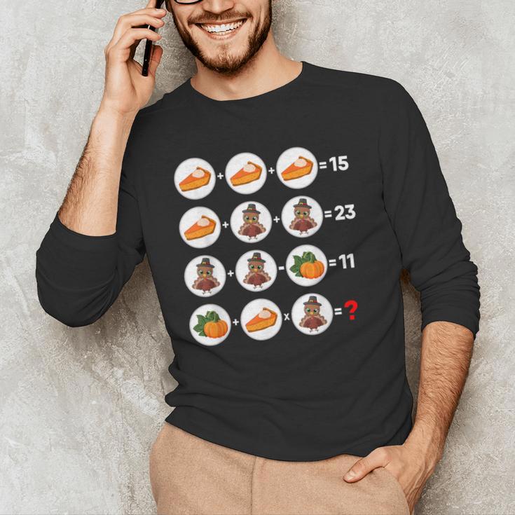 Order Of Operations Math Quiz Game Teacher Thanksgiving Men's Long Sleeve T-Shirt, novelty gifts, funny gifts Order Of Operations Math Quiz Game Teacher Thanksgiving Men's Long Sleeve T-Shirt, novelty gifts, funny gifts