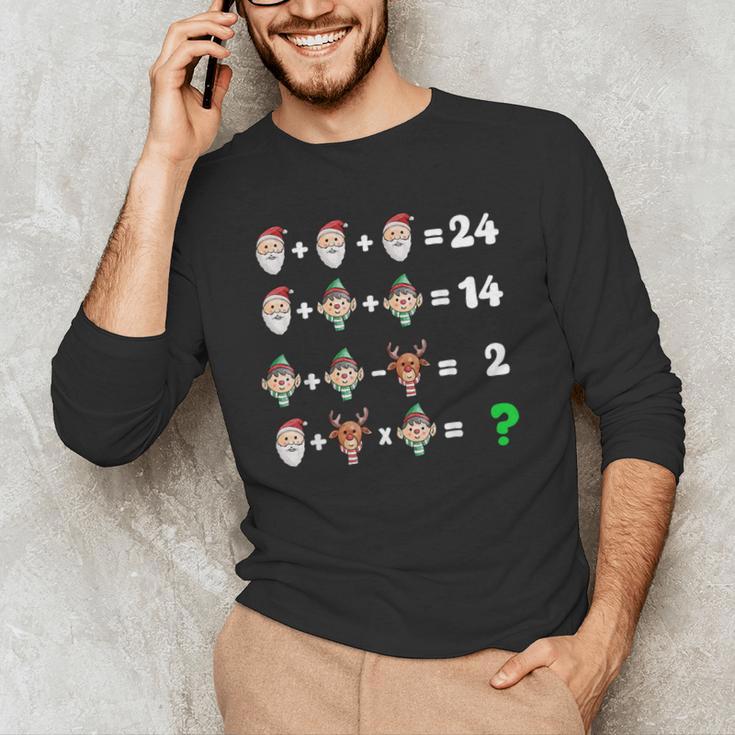 Order Of Operations Quiz Christmas Math Teacher Xmas Math Men's Long Sleeve T-Shirt, novelty gifts, funny gifts Order Of Operations Quiz Christmas Math Teacher Xmas Math Men's Long Sleeve T-Shirt, novelty gifts, funny gifts