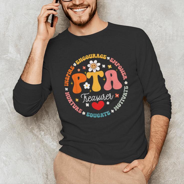 Parents Teacher Association Team Supporter PTA Treasurer For Men Women Girls Kids Men's Long Sleeve T-Shirt, novelty gifts, funny gifts Parents Teacher Association Team Supporter PTA Treasurer For Men Women Girls Kids Men's Long Sleeve T-Shirt, novelty gifts, funny gifts