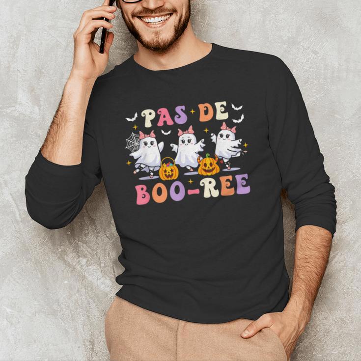 Pas De Boo-Ree Teachers Halloween Costume Ballet Dancers Men's Long Sleeve T-Shirt, novelty gifts, funny gifts Pas De Boo-Ree Teachers Halloween Costume Ballet Dancers Men's Long Sleeve T-Shirt, novelty gifts, funny gifts