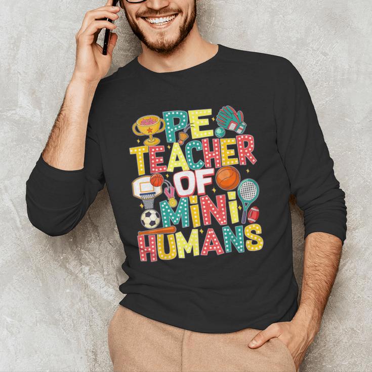 PE Teacher Back To School Physical Education Gym Teachers Men's Long Sleeve T-Shirt, novelty gifts, funny gifts