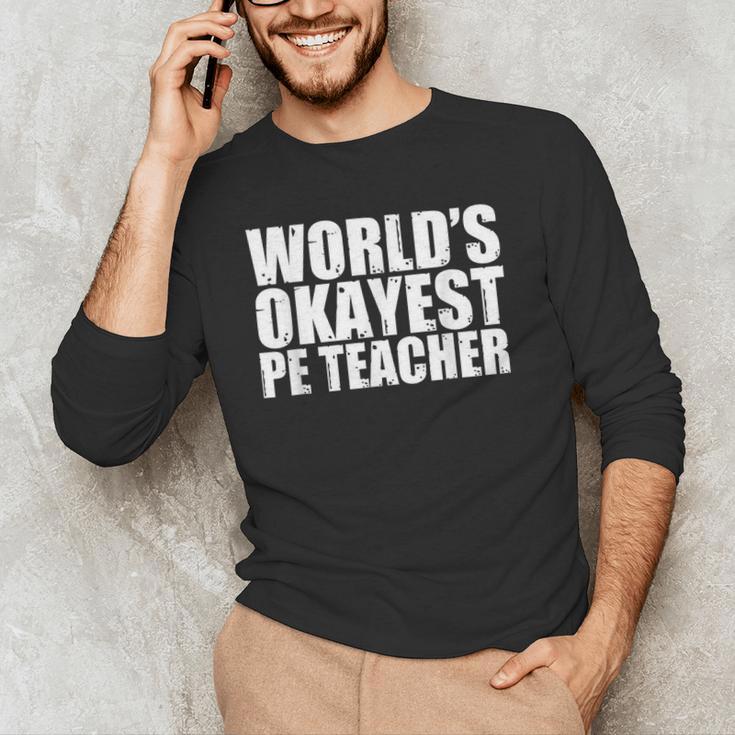 PE Teacher Men's Long Sleeve T-Shirt, novelty gifts, funny gifts PE Teacher Men's Long Sleeve T-Shirt, novelty gifts, funny gifts