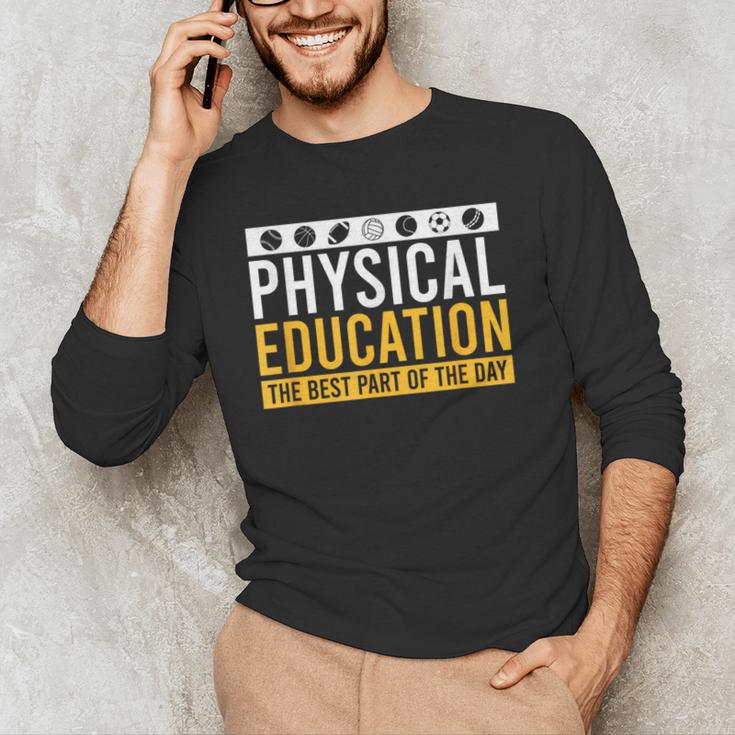Physical Education Best Part Of The Day Phys Ed Teacher Men's Long Sleeve T-Shirt, novelty gifts, funny gifts Physical Education Best Part Of The Day Phys Ed Teacher Men's Long Sleeve T-Shirt, novelty gifts, funny gifts
