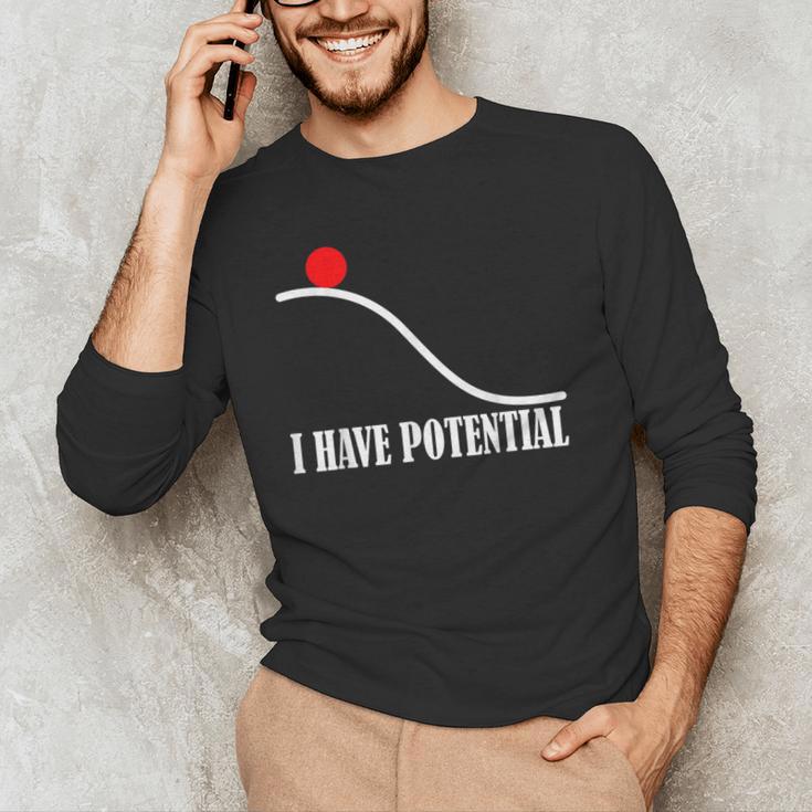 Physics I Have Potential Energy Physics Teacher Men's Long Sleeve T-Shirt, novelty gifts, funny gifts Physics I Have Potential Energy Physics Teacher Men's Long Sleeve T-Shirt, novelty gifts, funny gifts