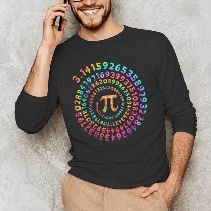 Pi Day Math Teacher Tie Dye Spiral Pi 314 Pi Day Men's Long Sleeve T-Shirt, novelty gifts, funny gifts Pi Day Math Teacher Tie Dye Spiral Pi 314 Pi Day Men's Long Sleeve T-Shirt, novelty gifts, funny gifts