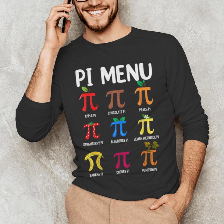 Pi Menu 314 Pi Symbol Math Teacher Happy Pi Day Men's Long Sleeve T-Shirt, novelty gifts, funny gifts Pi Menu 314 Pi Symbol Math Teacher Happy Pi Day Men's Long Sleeve T-Shirt, novelty gifts, funny gifts