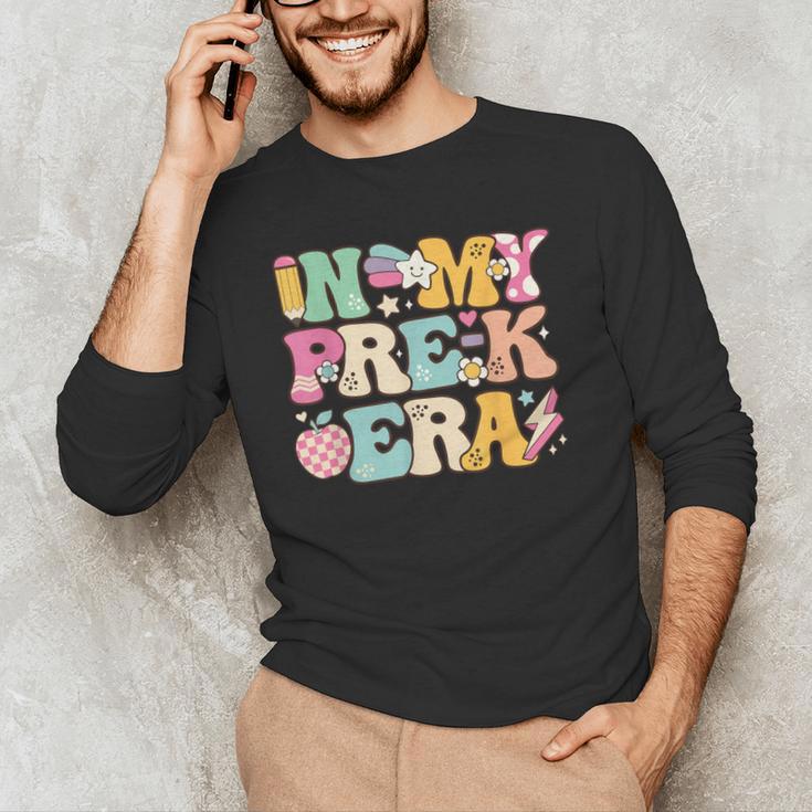 In My Pre-K Era Girl Back To School Cute PreSchool Teacher Men's Long Sleeve T-Shirt, novelty gifts, funny gifts In My Pre-K Era Girl Back To School Cute PreSchool Teacher Men's Long Sleeve T-Shirt, novelty gifts, funny gifts