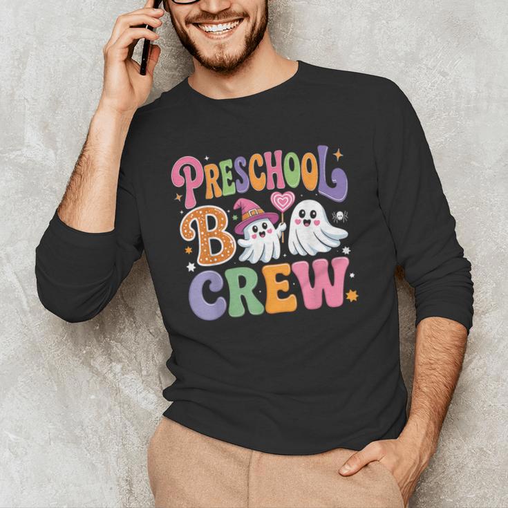 Preschool Boo Crew Preschool Teacher Student Halloween Men's Long Sleeve T-Shirt, novelty gifts, funny gifts Preschool Boo Crew Preschool Teacher Student Halloween Men's Long Sleeve T-Shirt, novelty gifts, funny gifts