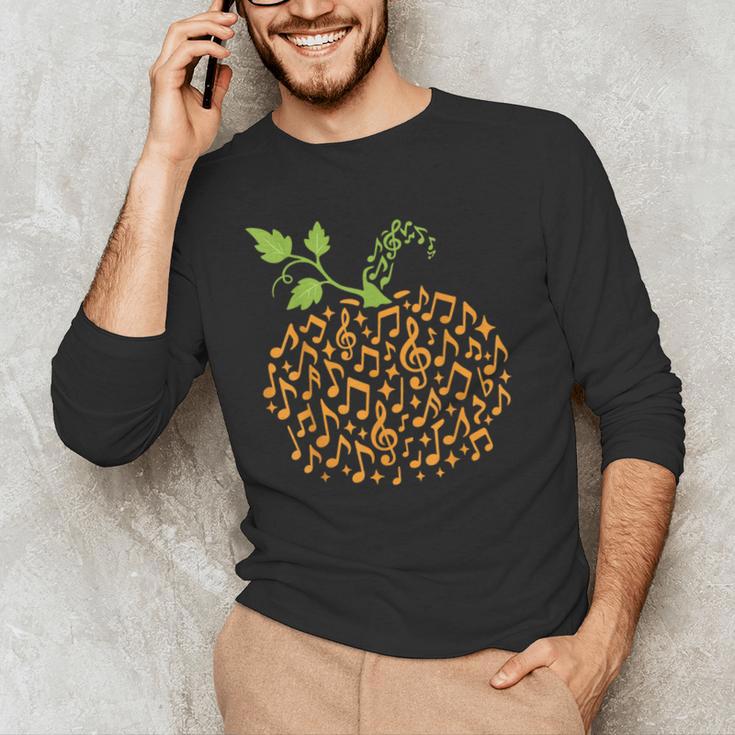 Pumpkin Music Notes Fall Teacher Autumn Halloween Men's Long Sleeve T-Shirt, novelty gifts, funny gifts Pumpkin Music Notes Fall Teacher Autumn Halloween Men's Long Sleeve T-Shirt, novelty gifts, funny gifts