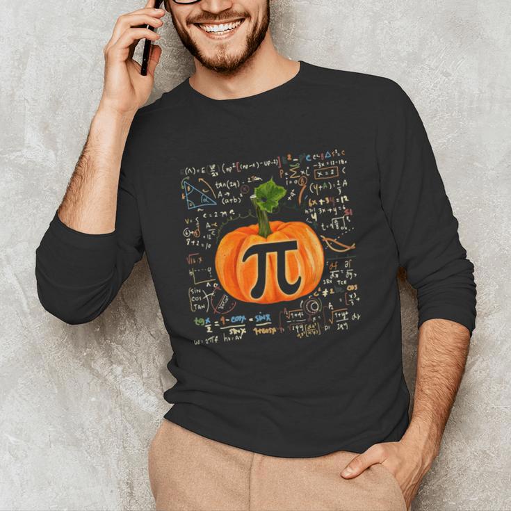 Pumpkin Pi Math Teacher Halloween Pumpkin Pi Men's Long Sleeve T-Shirt, novelty gifts, funny gifts Pumpkin Pi Math Teacher Halloween Pumpkin Pi Men's Long Sleeve T-Shirt, novelty gifts, funny gifts