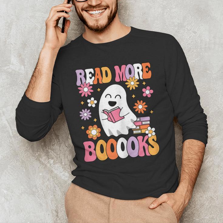 Read More Books Groovy Halloween Teacher Women Men's Long Sleeve T-Shirt, novelty gifts, funny gifts Read More Books Groovy Halloween Teacher Women Men's Long Sleeve T-Shirt, novelty gifts, funny gifts