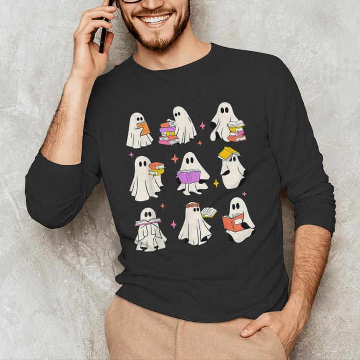Read More Books Spooky Teacher Halloween Ghost Reading Book Men's Long Sleeve T-Shirt, novelty gifts, funny gifts Read More Books Spooky Teacher Halloween Ghost Reading Book Men's Long Sleeve T-Shirt, novelty gifts, funny gifts