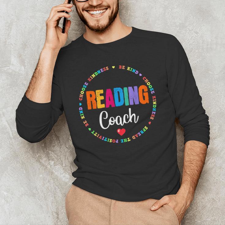 Reading Coach Teacher Interventionist Specialist Literacy Men's Long Sleeve T-Shirt, novelty gifts, funny gifts