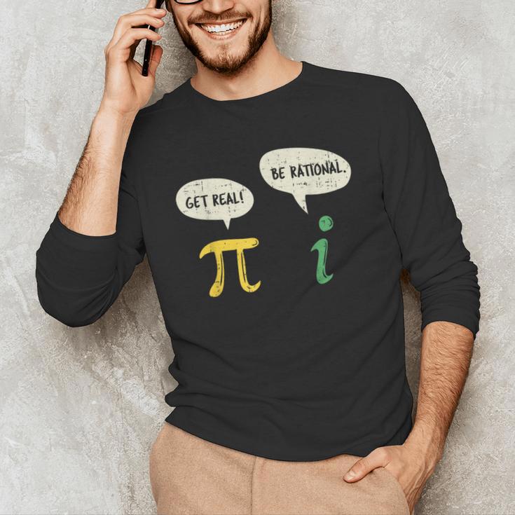 Get Real Be Rational Shirt Pi Math Teacher Geek Men's Long Sleeve T-Shirt, novelty gifts, funny gifts Get Real Be Rational Shirt Pi Math Teacher Geek Men's Long Sleeve T-Shirt, novelty gifts, funny gifts