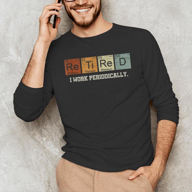 Retired Chemistry Teacher Science Retirement Chemistry Men's Long Sleeve T-Shirt, novelty gifts, funny gifts Retired Chemistry Teacher Science Retirement Chemistry Men's Long Sleeve T-Shirt, novelty gifts, funny gifts
