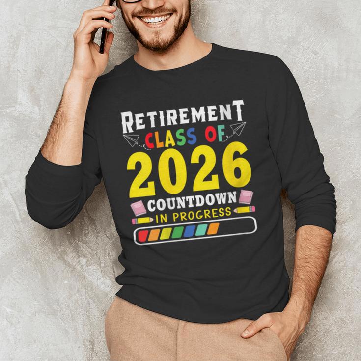 Retirement Primary Elementary Teacher 2026 Retiring Progress Men's Long Sleeve T-Shirt, novelty gifts, funny gifts Retirement Primary Elementary Teacher 2026 Retiring Progress Men's Long Sleeve T-Shirt, novelty gifts, funny gifts