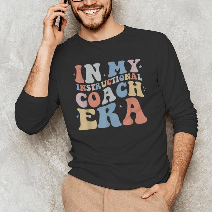 Retro Groovy In My Instructional Coach Era Teacher Men's Long Sleeve T-Shirt, novelty gifts, funny gifts Retro Groovy In My Instructional Coach Era Teacher Men's Long Sleeve T-Shirt, novelty gifts, funny gifts