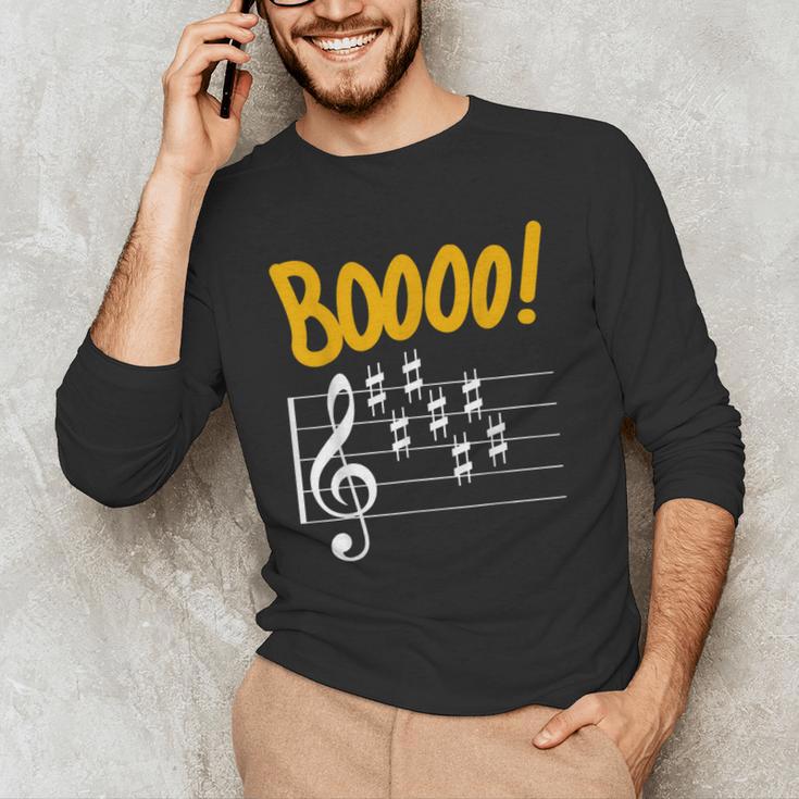 Scary Key Signature Boo Music Halloween Musician Teacher Men Women Men's Long Sleeve T-Shirt, novelty gifts, funny gifts Scary Key Signature Boo Music Halloween Musician Teacher Men Women Men's Long Sleeve T-Shirt, novelty gifts, funny gifts