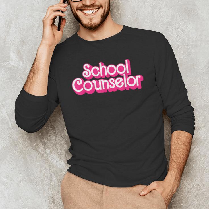 School Counselor Back To School Teacher Life Men's Long Sleeve T-Shirt, novelty gifts, funny gifts School Counselor Back To School Teacher Life Men's Long Sleeve T-Shirt, novelty gifts, funny gifts