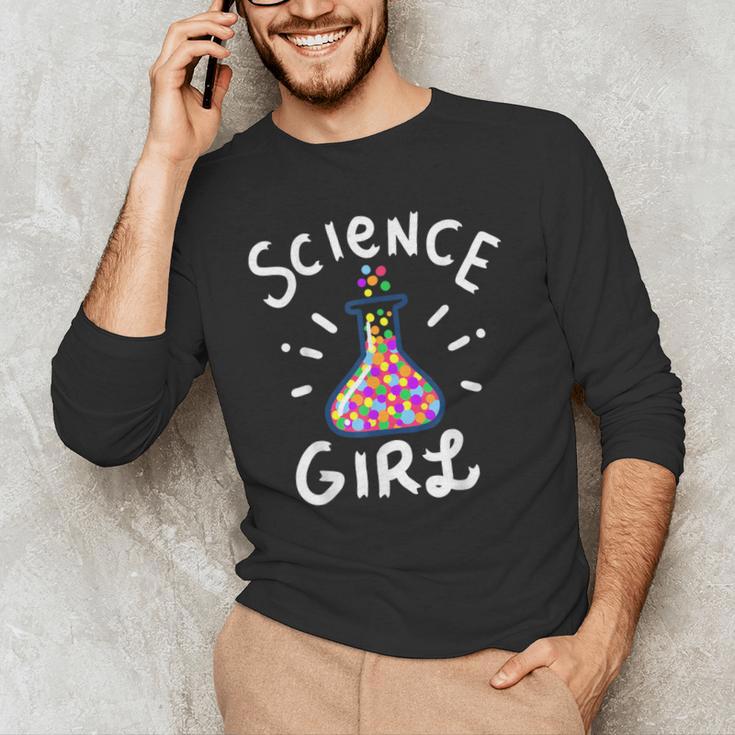 Science Girl Chemistry Biology Student Teacher Men's Long Sleeve T-Shirt, novelty gifts, funny gifts