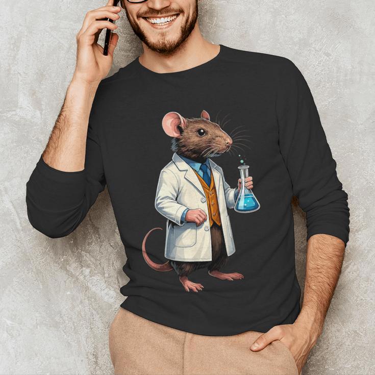 Science Rat Lab Science Scientist Mouse Teacher Chemistry Men's Long Sleeve T-Shirt, novelty gifts, funny gifts Science Rat Lab Science Scientist Mouse Teacher Chemistry Men's Long Sleeve T-Shirt, novelty gifts, funny gifts