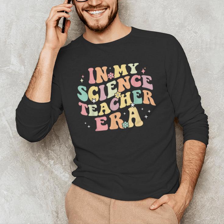 In My Science Teacher Era Retro Back To School STEM Teacher For Men Women Men's Long Sleeve T-Shirt, novelty gifts, funny gifts