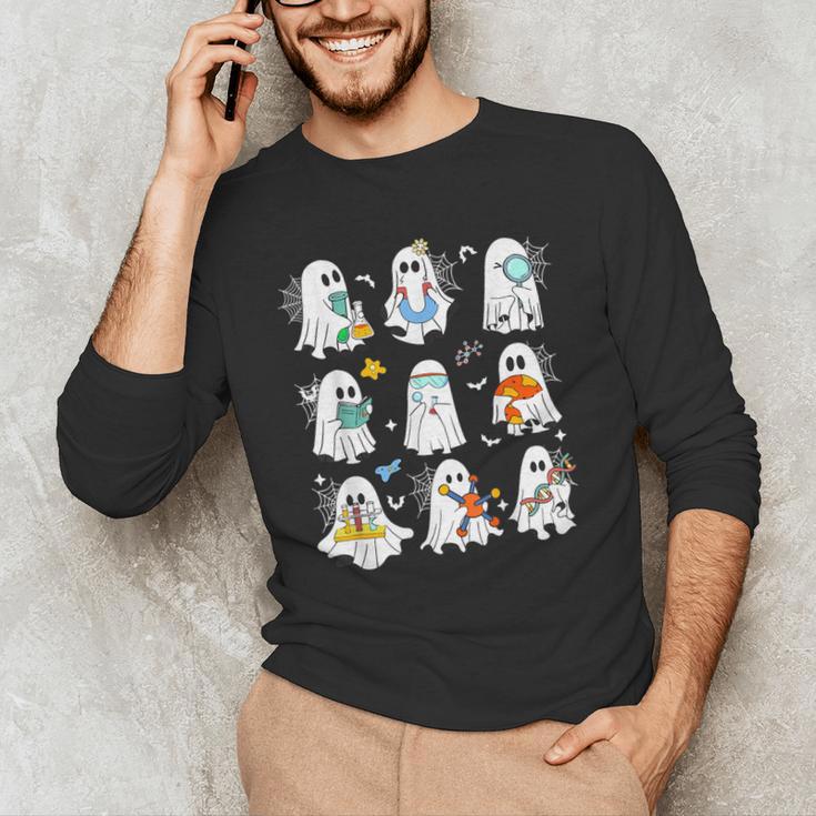 Science Teacher Ghost Laboratory Halloween Teacher Men's Long Sleeve T-Shirt, novelty gifts, funny gifts Science Teacher Ghost Laboratory Halloween Teacher Men's Long Sleeve T-Shirt, novelty gifts, funny gifts
