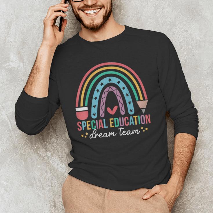 Special Education Dream Team Rainbow SPED Teacher Autism Men's Long Sleeve T-Shirt, novelty gifts, funny gifts Special Education Dream Team Rainbow SPED Teacher Autism Men's Long Sleeve T-Shirt, novelty gifts, funny gifts