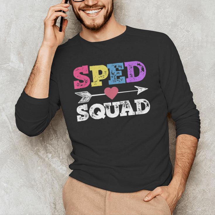 Special Education Squad Shirt SPED Squad Teacher's Day For Men Women Men's Long Sleeve T-Shirt, novelty gifts, funny gifts Special Education Squad Shirt SPED Squad Teacher's Day For Men Women Men's Long Sleeve T-Shirt, novelty gifts, funny gifts