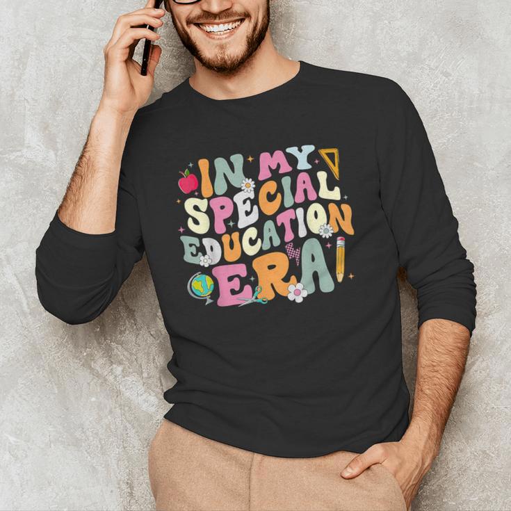 Special Education Teacher Era Inspirational SPED ABA Autism Men's Long Sleeve T-Shirt, novelty gifts, funny gifts