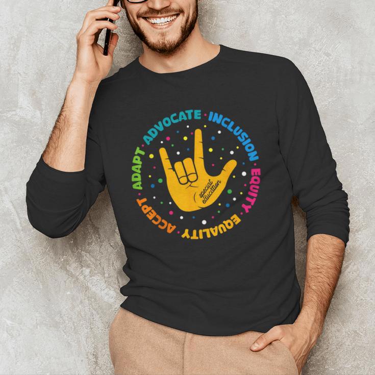 Special Education Teacher Inspirational SPED Teachers Autism Men's Long Sleeve T-Shirt, novelty gifts, funny gifts