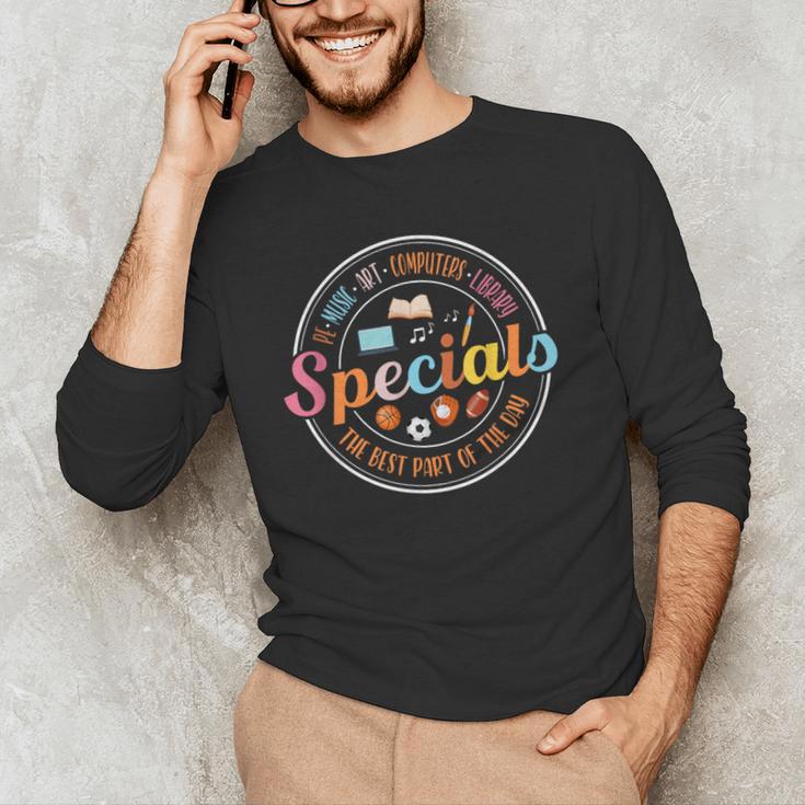 Special Teacher Music Art Library Physical Education Men's Long Sleeve T-Shirt, novelty gifts, funny gifts Special Teacher Music Art Library Physical Education Men's Long Sleeve T-Shirt, novelty gifts, funny gifts