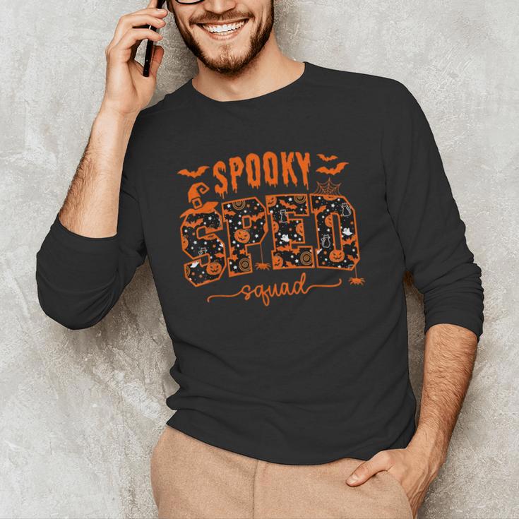 Sped Squad Team Special Education Teacher Halloween Men's Long Sleeve T-Shirt, novelty gifts, funny gifts Sped Squad Team Special Education Teacher Halloween Men's Long Sleeve T-Shirt, novelty gifts, funny gifts