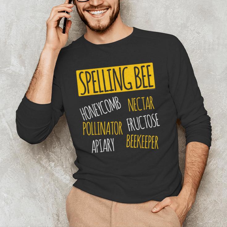 Spelling Bee Halloween Pun Costume Beekeeper Teacher Men's Long Sleeve T-Shirt, novelty gifts, funny gifts Spelling Bee Halloween Pun Costume Beekeeper Teacher Men's Long Sleeve T-Shirt, novelty gifts, funny gifts