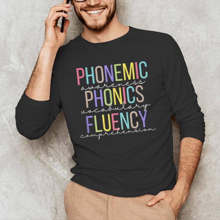 Spring Easter Reading Teacher Science Of Reading Men's Long Sleeve T-Shirt, novelty gifts, funny gifts Spring Easter Reading Teacher Science Of Reading Men's Long Sleeve T-Shirt, novelty gifts, funny gifts