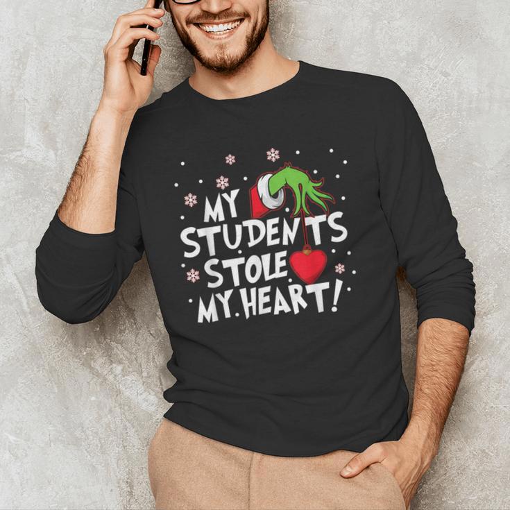 My Students Stole My Heart School Teacher Christmas Men Women Kids Men's Long Sleeve T-Shirt, novelty gifts, funny gifts My Students Stole My Heart School Teacher Christmas Men Women Kids Men's Long Sleeve T-Shirt, novelty gifts, funny gifts