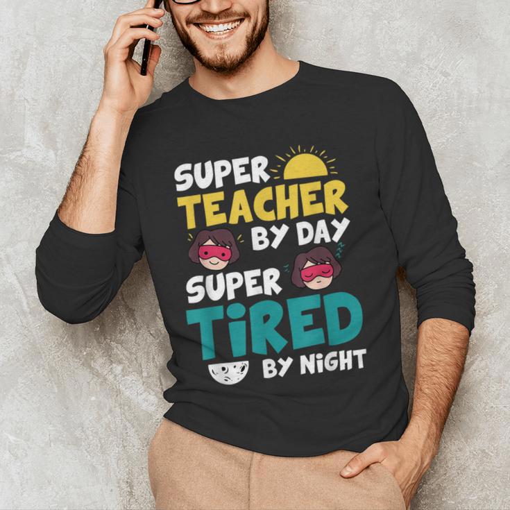 Super Hero Teacher Superheroes Men's Long Sleeve T-Shirt, novelty gifts, funny gifts Super Hero Teacher Superheroes Men's Long Sleeve T-Shirt, novelty gifts, funny gifts