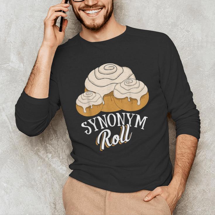 Synonym Roll Teacher And Grammar Geeks Pun For Men Women Kids Men's Long Sleeve T-Shirt, novelty gifts, funny gifts Synonym Roll Teacher And Grammar Geeks Pun For Men Women Kids Men's Long Sleeve T-Shirt, novelty gifts, funny gifts