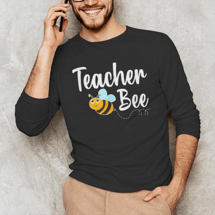 Teacher Bee Bumblebee Back To School Men's Long Sleeve T-Shirt, novelty gifts, funny gifts Teacher Bee Bumblebee Back To School Men's Long Sleeve T-Shirt, novelty gifts, funny gifts