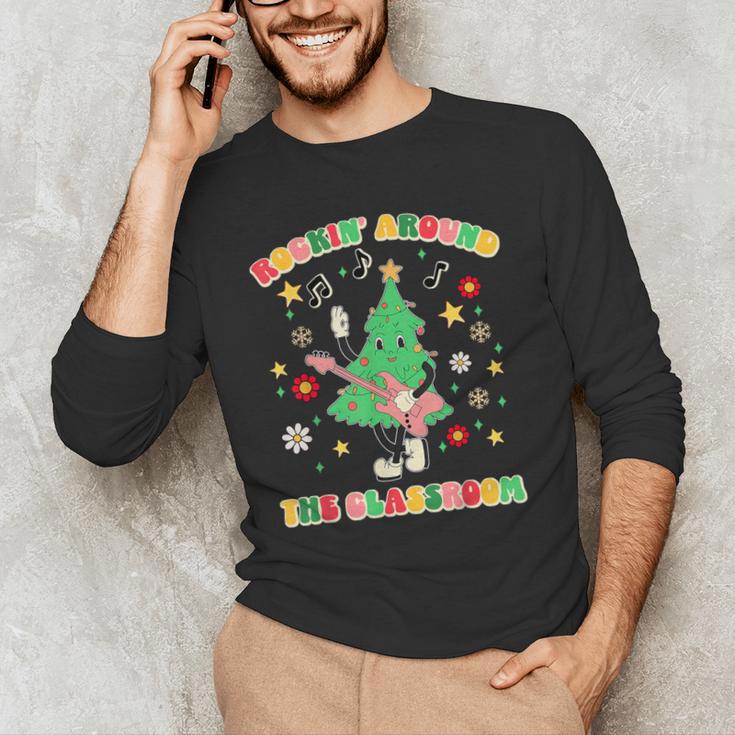 Teacher Christmas Shirts Pajama Matching Rockin' Around The Classroom -Adult Short Sleeve Small Modern Festive Christmas Teacher Xmas Vibes T-Shirt Men's Long Sleeve T-Shirt, novelty gifts, funny gifts Teacher Christmas Shirts Pajama Matching Rockin' Around The Classroom -Adult Short Sleeve Small Modern Festive Christmas Teacher Xmas Vibes T-Shirt Men's Long Sleeve T-Shirt, novelty gifts, funny gifts
