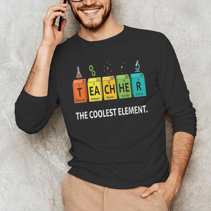 Teacher The Coolest Element Chemistry Periodic Table Science Men's Long Sleeve T-Shirt, novelty gifts, funny gifts Teacher The Coolest Element Chemistry Periodic Table Science Men's Long Sleeve T-Shirt, novelty gifts, funny gifts
